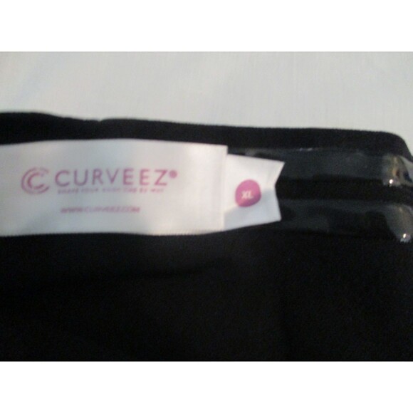 Curveez Womens Sz XL Sig Control High Waist Brief Black CUR3739 Seamless Firm - Picture 6 of 10